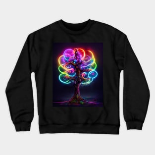 A Wishing Tree of Life and Dreams Crewneck Sweatshirt